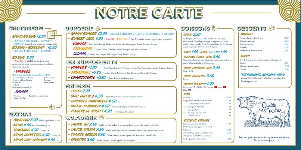 BÒ Quality ( rue des Arènes ) - Menu Image 3